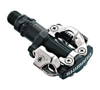 Shimano PDM520 Clipless SPD - Pedali da Bicicletta a sgancio rapido “con Tacchetti”, Colore Nero