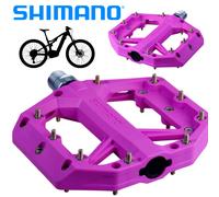 Shimano Pedali Piattaforma Flat Leggeri MTB Trekking PD-GR400 Viola