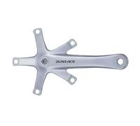 SHIMANO DURA-ACE TRACK FC-7710 165mm Guarnitura Argento IFC7710A Alluminio Nuovo