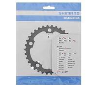SHIMANO Fc-2450 Nero, FC 2350 34T-Corona Nera 2015, 34 Denti, Colore Ciclismo, Unica