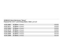 Shimano Pignone Nexus 3/4/7/8s Black