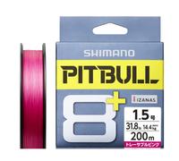 Shimano Pitbull 8+ PE lenza da pesca intrecciata tracciabile rosa 150m/200m...