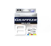Shimano PL-71FU Grappler 8 P.E Linea X8 300m P.E 1.2 , 24.7lb Multi (5140)