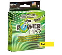 SHIMANO Power Pro, lenza da pesca intrecciata, 0,10 mm, 5 kg, colore rosso - 2740 m