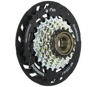 Shimano Corona a vite MF-TZ510 Unisex adulti marrone e nero 7 scomparti