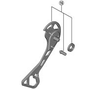 SHIMANO RD-RX817 Piastra guida catena Black One Size