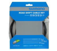Shimano Road gear cable set, OPTISLICK, coated inners, black