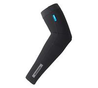 SHIMANO - Scaldabraccia per Ciclismo, Taglia M, 2018, Colore: Nero