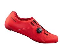 SHIMANO Scarpe RC3 (RC300) SPD-SL, Rosso, Taglia 47, ESHRC300MGR01S