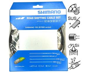 Shimano Schaltzug-Set Bicicletta da Corsa Road Alloggiamento Cavo Deragliatore