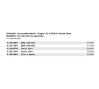 Shimano Set Di Leve Del Cambio Tiagra Sl-1400/4703 Black