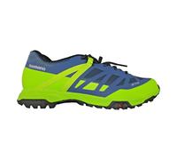 Shimano Sh ET5 Libero MTB Ebike Scarpe Verde Blu Taglia 38 Senza Klick - Nuovo