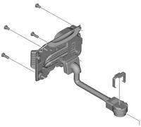 SHIMANO SISTEMA BICI ELETTRICHE BM-EN600 Supporto per batteria Black 600 mm