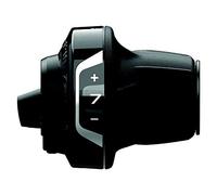 SHIMANO Slrv4007r, SL-RV400 Revo Shifter, Mano Destra, 7 velocità, con Display a Ingranaggi ottici Unisex, Nero, 7-Speed