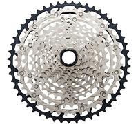 SHIMANO SLX CS-M7100 - Cassetta a 12 velocità, colore: Argento/Nero, Micro Spline