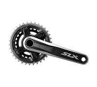 Shimano SLX FC-M7000-11-2, Guarnitura 11 Velocità, 38-28D, Nero/Argento, 170 mm