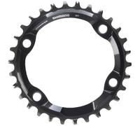 Shimano FC-M8000 Deore XT 11V, Corona Singola Unisex Adulto, Nero 30D