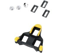 Shimano SM-SH11, Tacchette Pedali Strada, Nero/Giallo
