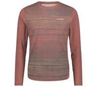 Shimano - Spazio Long Sleeves Jersey Printed - Maglietta da ciclismo L marrone