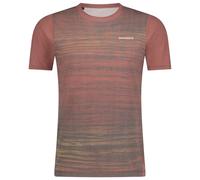 Shimano - Spazio Short Sleeves Jersey Printed - Maglietta da ciclismo 3XL marrone