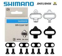 Shimano SPD SM SH51 SH56 Stollen MTB Pedale multi-rilascio per bici Stollen con cappotto Mutter Platten Float Berg Paar tacchetta