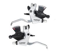 Shimano ST-M310 ST, set di leve, argento, leve sinistra e destra, 3X8S, 2 dita