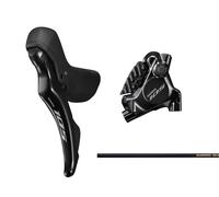 Shimano ST-R7120 105 hydraulic disc STI set, flat mount calliper, left rear, bla