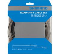 Shimano Strada Inossidabile Deragliatore Cavo E Alloggiamento Set Nero