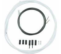 Shimano Strada Optislick Deragliatore Cavo E Alloggiamento Set Bianco
