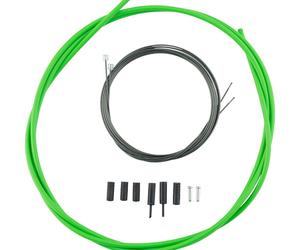Shimano Strada Optislick Deragliatore Cavo E Alloggiamento Set Verde Cx Ghiaia
