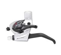 Shimano ST-TX800 Tourney TX STI lever, 3-speed, silver, left hand