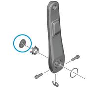 SHIMANO Y0n500025, Tappo Esterno FC-R9200-P Unisex, Nero, Taglia Unica