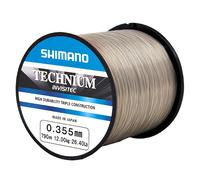 SHIMANO Technium Invisi, 5000m, grigio, Monofilo per Pesca alla Carpa