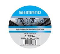 SHIMANO Technium Invisitec, 5000m, Bassa visibilità grigio, Monofilo Pesca Carpa