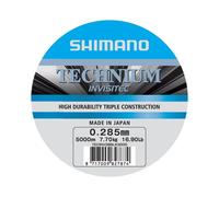 SHIMANO Technium Invisitec, 5000m, Bassa visibilità grigio, Monofilo Pesca Carpa