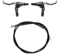 Shimano Tiagra BL-4600 Bremshebelpaar Set SX Destra Grigio Urban Road Piatto BAR