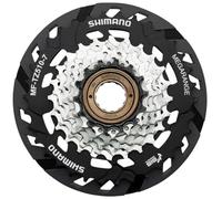 SHIMANO Tourney MF-TZ500-7 7Sp - Ruota libera multipla 34T, in rame/nero