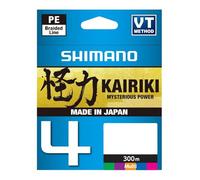 Shimano Treccia 4 fili Kairiki 4 Multicolor 300 m - D.0,19 mm - R.11,6 kg - LDM64TE1819030M
