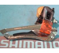 Shimano Ultegra 2x11-Cambio Anteriore FD-R8000 Braze-On 1v Argento NEW/NOS