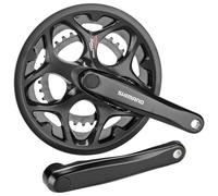Shimano A070 Crankset Argento 170 mm / 50/34t Black