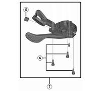 SHIMANO Unità leva cambio mano sinistra SL-M9000