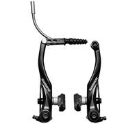 SHIMANO V-Brake - BR-T4000, Freno per Bici, Posteriore, Tipo X (Distanziale Sottile Esterno), S65T Scarpa, Bulloni Di Fissaggio 16.0/25.0MM, Unità Cavo Interno 90 DEG - Nero - EBRT4000RX43XLP