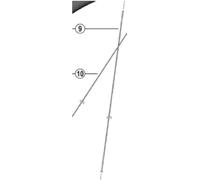SHIMANO WH-R9270-C50-TU-F Raggio Destro 271 mm