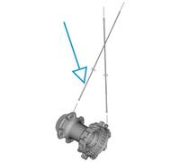 SHIMANO WH-R9270-C50-TU-R Raggio Sinistro, 255 mm