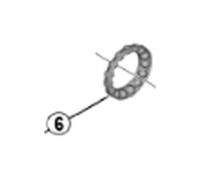 Shimano WH-RS170 12 ball retainer 5/32 x 15 mm
