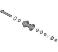 Shimano WH-RS710-C32-TL-F complete hub axle