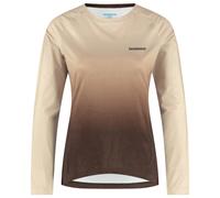 Shimano - Women's Parco L/S Printed Jersey - Maglietta da ciclismo XL beige