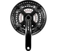 Shimano XT Trekking FC, Guarnitura, Nero
