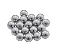 Shimano Y00091370, Set 18 Sfere 1/4 in Acciaio Inox, Argento,