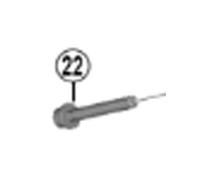 SHIMANO Y2hw08010 BR-R9270 - Bullone di Fissaggio per Pinza, 20 mm, Colore: Nero